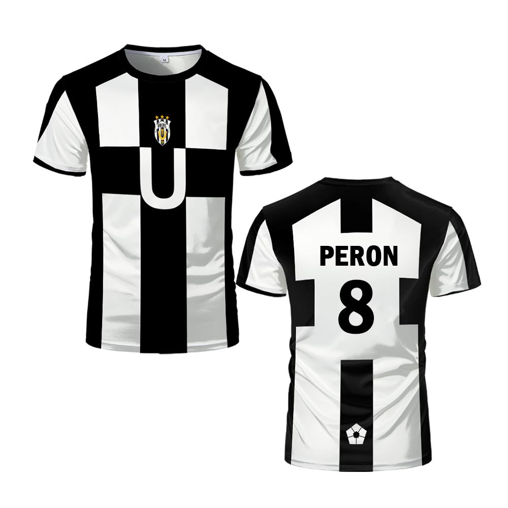 2025 Футболный мотив на пять человек VL Реплика Футболка Аниме Ubers Blue Lock Футболки с полной печатью BAROU Футболка с коротким рукавом для косплея Uber для мужчин