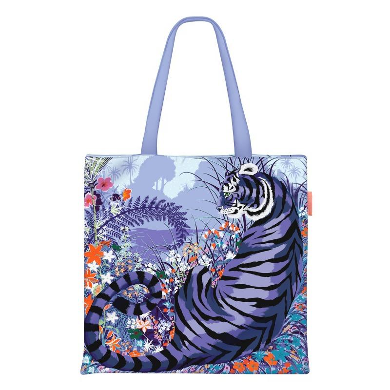 Spring new printed handbag women's oil painting series handbag shoulder bag tote bag fashion canvas bag