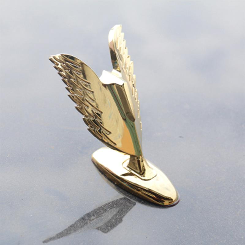 Кампания, автомобильная этикетка богини, размер головы лошади, 3D бесплатная богиня, стенды для этикетки летящего орла, металлическая этикетка автомобиля серебристого и золотого цвета