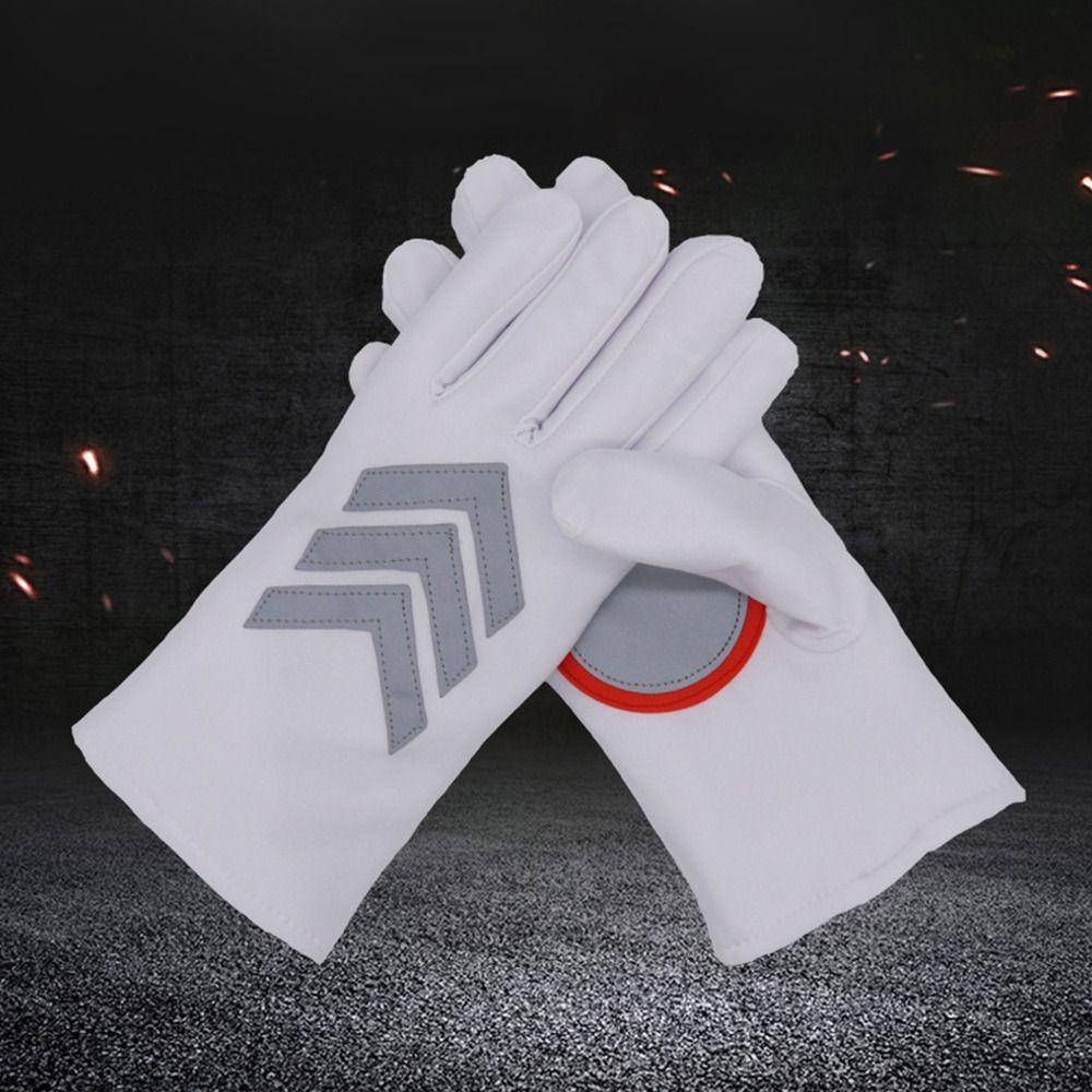 Перчатки для верховой езды, охранные, утолщенные, со светоотражающими полосами, варежки, креативные перчатки для управления дорожным движением