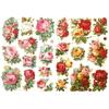 Die Cut Vintage - Creotime - Bouquet of Roses - 2 Sheets - Scrapbooking - Decoration
