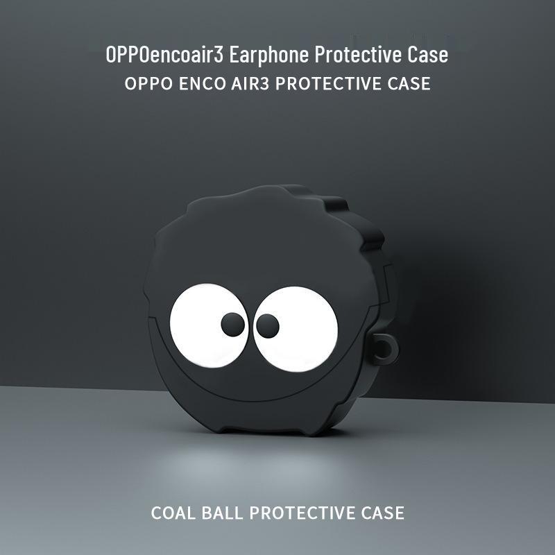 Compatible with OPPO Enco Air3 & Enco R2 Earphone Protective Case - Full Coverage Soft Outer Shell.