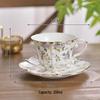 Sunflower Retro Ceramic Coffee Cup and Saucer Set