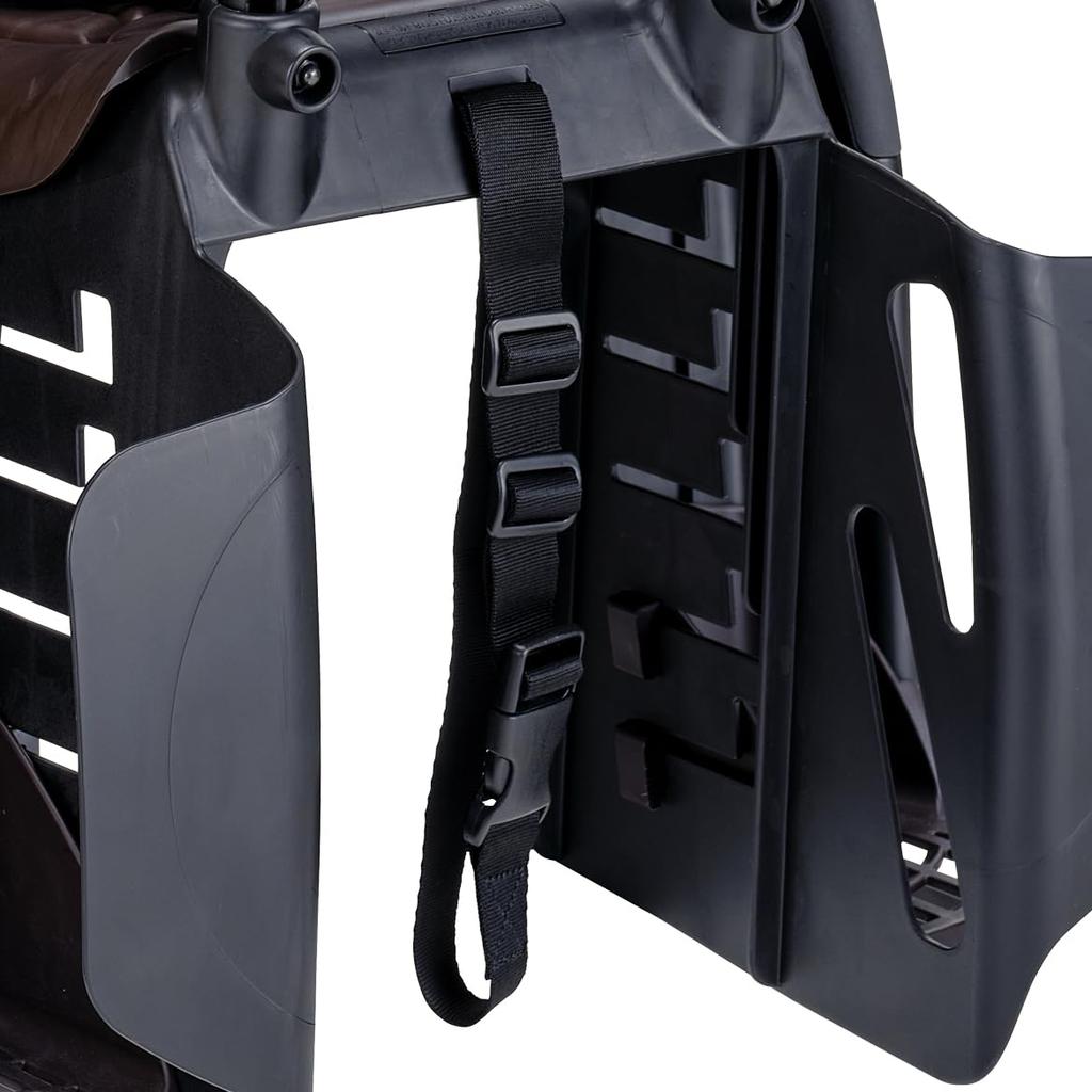 OGK Giken OGK Giken Детское велосипедное сиденье для детей, заднее сиденье коричневого цвета, соответствует новым стандартам SG (Серия РБК) РБК-011DX5 (Комфортный подголовник) Черный/Темный