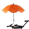 Chair Umbrella with Clamp Portable Umbrellafor Patio Strollers Orange