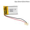 3.7V 300mAh 602030 LiPo Polymer Battery For MP4\MP5/PSP GPS Bluetooth Earphone
