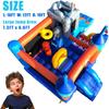 Commercial Kids Party Inflatable Bounce House Bouncy Castle with Slides & Ball Pit, Ring Toss Game,Basketball Hoop,Obstacle