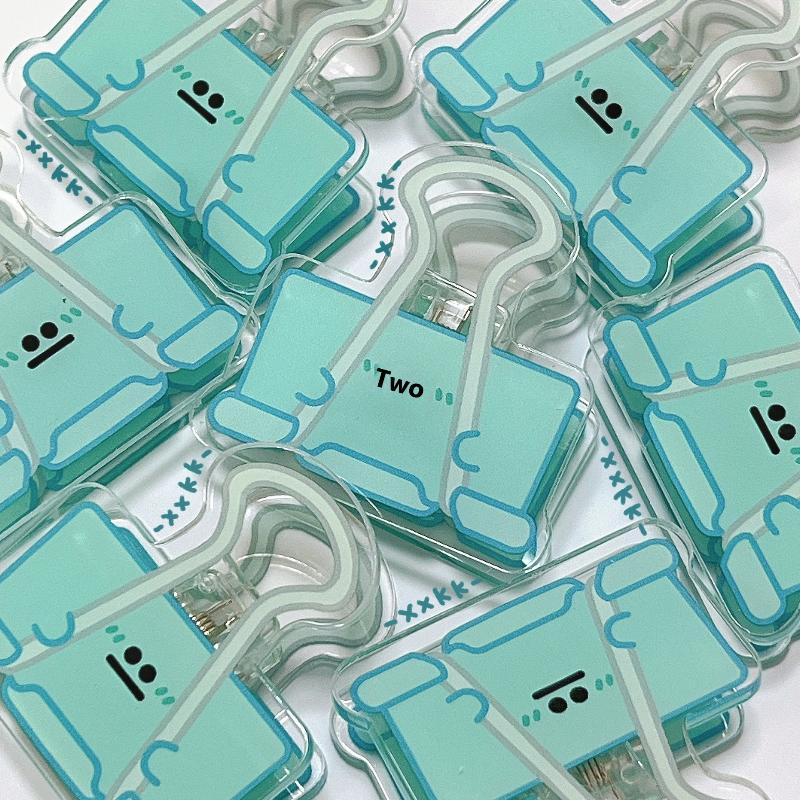 5Pcs Acrylic Spring Clip Memo Note Holder Set For Test Papers Documents School Office Organization Stationery Desk Decor