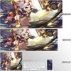 Genshin Impact Аниме Кавайный Коврик для Мыши Большой Игровой Коврик для Мыши Резиновый Коврик Настольный Коврик Аксессуары для ПК Защита Стола Игровые Коврики для Клавиатуры