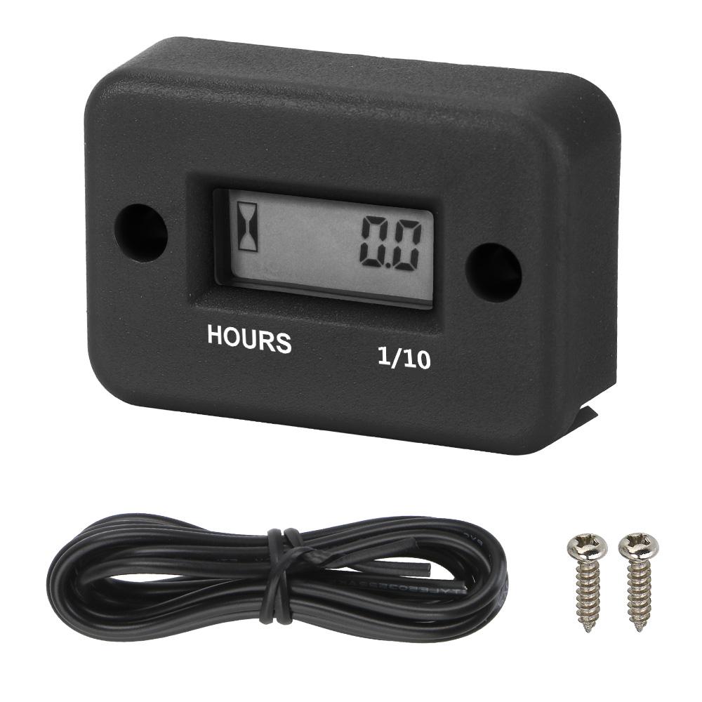 Engine Gauge Hour Meter Digital Hour Meter For Motorcycle ATV Gasoline Marine Snowmobile LCD Display
