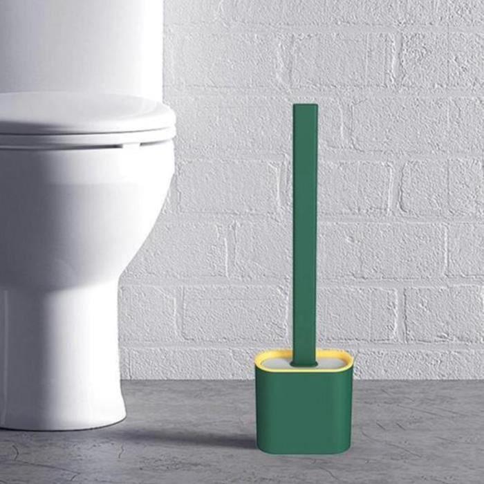 SHOP-STORY - TOILET BRUSH GREEN : Ultra Hygienic Flexible Silicone Toilet Brush - Green