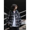 2024 Letter Long Sleeve Shirt Japanese Hong Kong Style Ins Loose Shirt Boys Summer Trendy Versatile Casual Coat