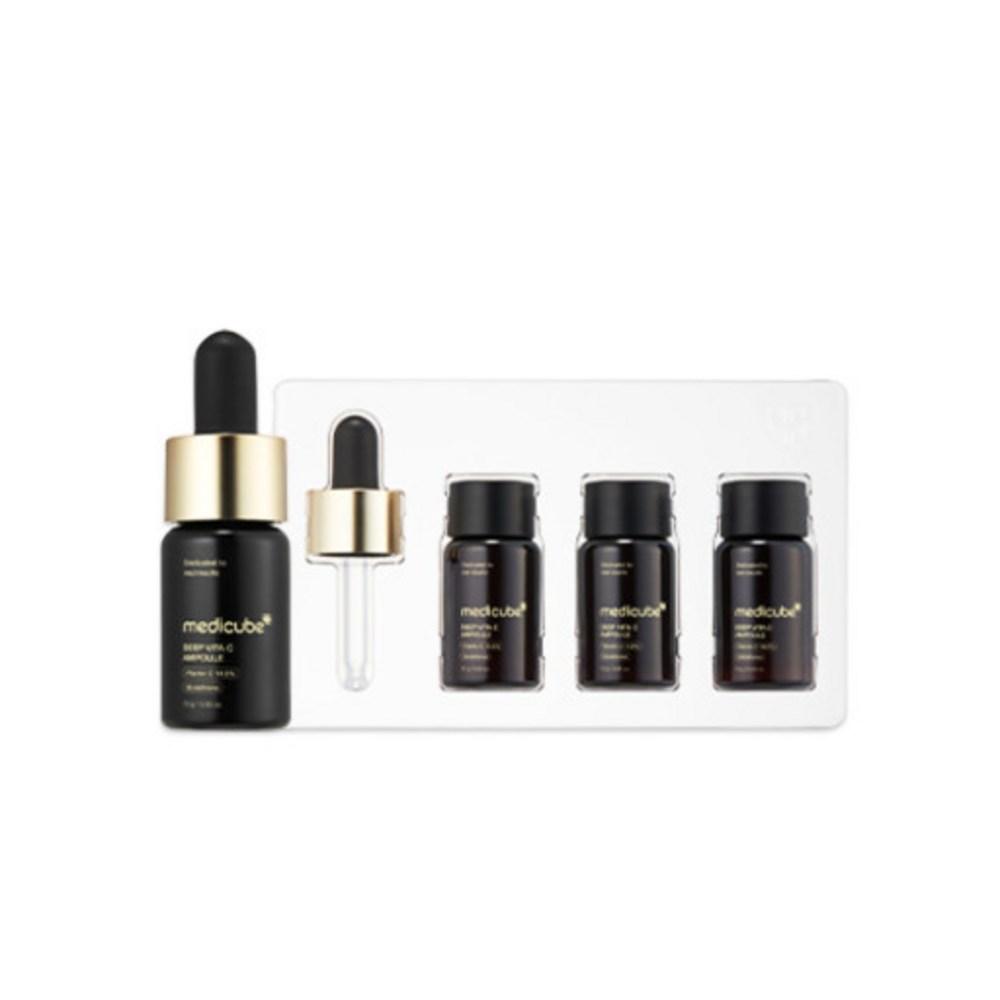 Medicube Глубокий, высокофункциональный, базовый набор из 2 предметов (Deep Vitacy Ampoule 2.0 + Крем для кожи вокруг глаз с глубоким лифтингом и пептидами)