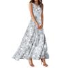 Женские летние платья Повседневные макси-платья Милые цветочные макси-платья Платья для гостей на свадьбу Шифоновые струящиеся платья