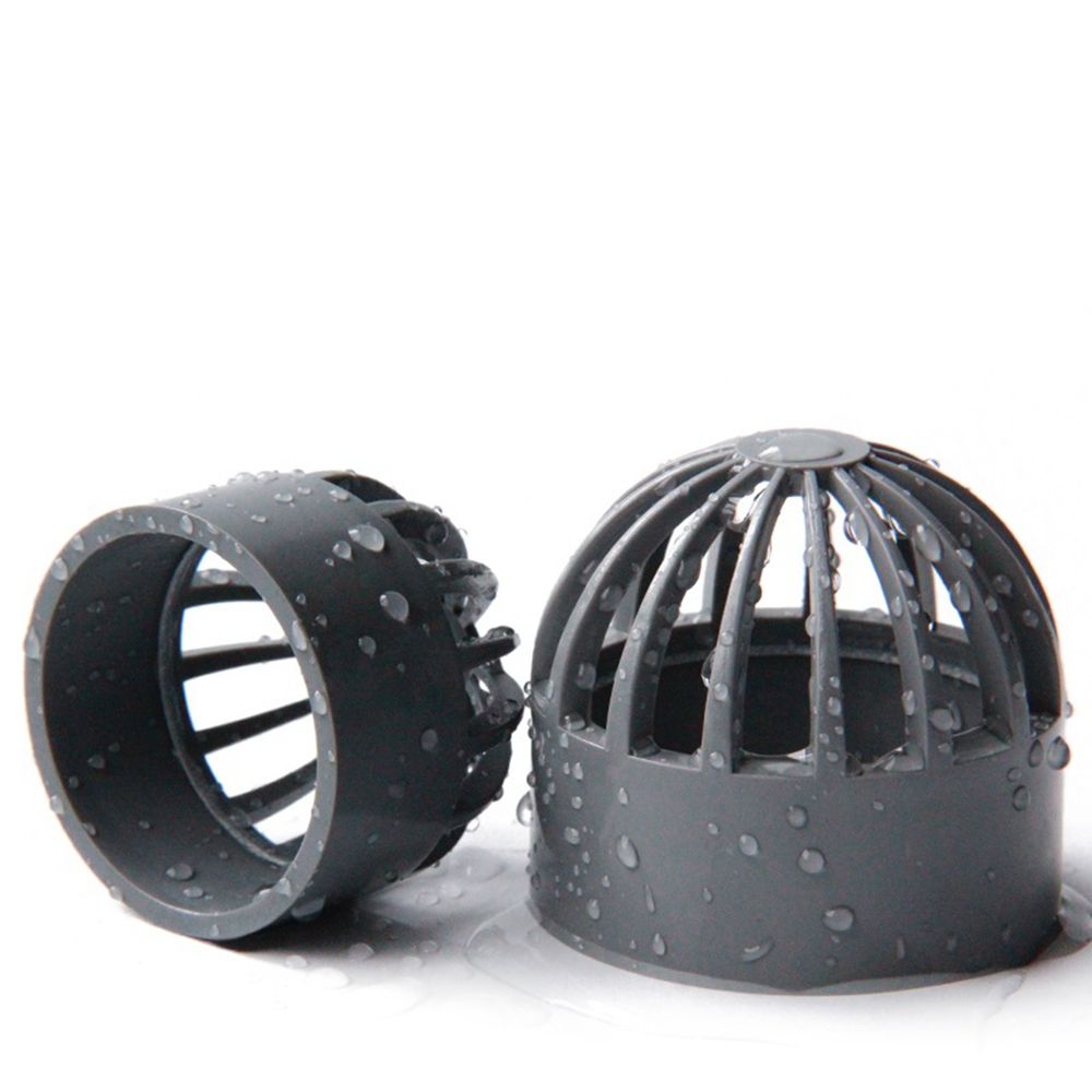 Round Fish Tank Net Filter Pipe Air Duct Vent Cover Water Tank Hood Guard Mesh Breathable Cap
