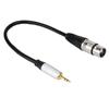 Stereo 3.5mm Male To XLR Female O Cable Converter 3.5mm Apapter 0.3m Length