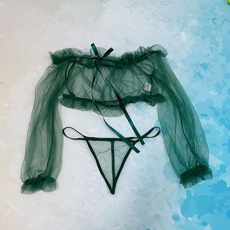 Сексуальная перспектива Синяя сетка Женское нижнее белье Экзотическая фантазия Сексуальная одежда Открытые стринги Сексуальное прозрачное нижнее белье Пижама