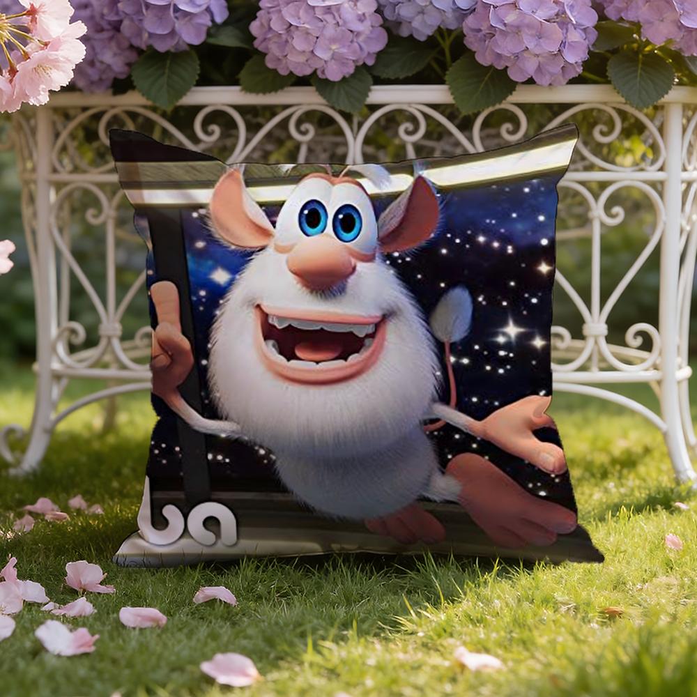 Милая Наволочка Fourbob-Booba для Дома и Автомобиля, Двухсторонний Чехол для Подушки: Двусторонняя конструкция для максимального комфорта