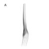 Household Dinnerware Chinese Style Long Handle Portable Food Grade Stainless Steel Student Spoon Fork Home