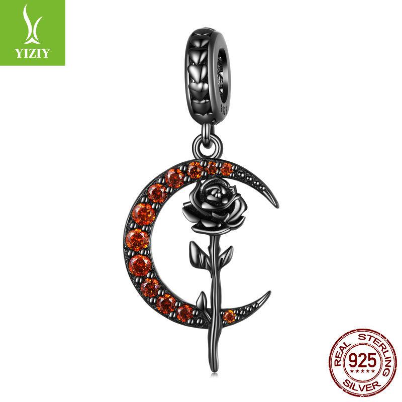 Halloween Bracelet Beaded 925 Silver, Diablo Festival Diy Bead Loose Bead Accessories