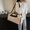 Большая вместительная холщовая сумка для женщин 2024 года, новая повседневная универсальная сумка-мессенджер для деловых поездок, переносная сумка для путешествий на короткие расстояния