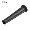 uxcell Strain Relief Cord Boots Cable Hose Cable Sleeve Rubber 69mm Length Black 2-Pack