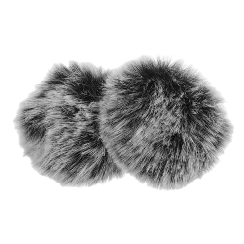 Sosoport 2-Piece Microphone Windscreen, Furry Windscreen