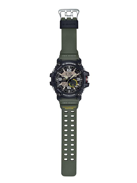 Casio Мужские кварцевые часы из нержавеющей стали GG-1000-1A3, водонепроницаемые 200м, ударопрочные, цифровые