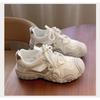 Толстоподошвенные увеличивающие рост кроссовки для папы женские новые весенне-осенние сетчатые дышащие легкие с мягкой подошвой повседневные спортивные туфли
