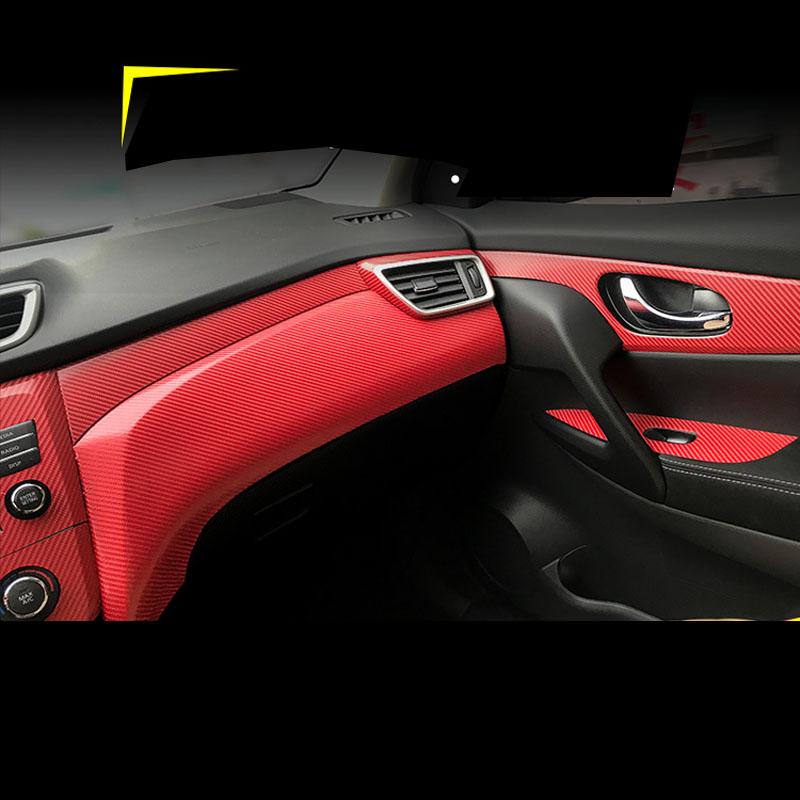 4 шт./компл., черная наклейка из углеродного волокна, кнопка подъема окна автомобиля, панель переключателя, накладка, наклейка для Nissan X Trail X-Trai T32