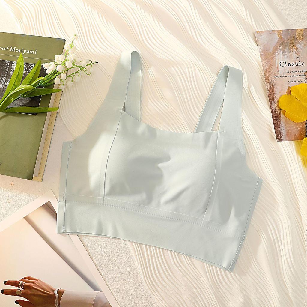 Бесшовный спортивный бюстгальтер-бандаж пуш-ап с защитой от ударов для женщин