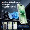 Чехол для телефона Mag Safe для Magsafe Iphone 17 Pro Max Air 17Pro Iphone17 16 Plus 16E 15 14 Pro 13 Pro Прозрачный блестящий чехол против пожелтения Аксессуары