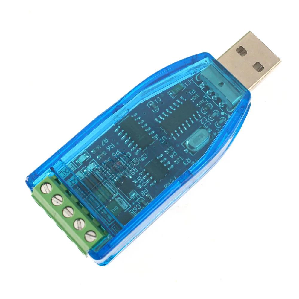 1 шт. Промышленный коммуникационный модуль USB в RS232 RS485 Конвертер Защита TVS Двунаправленный Полудуплексный Серийный Линейный Конвертер