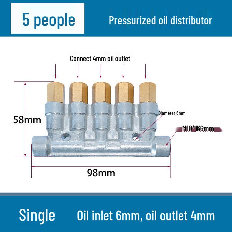 DF1400 Pressurized Grease and Oil Manifold Distributor