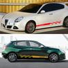 Виниловые наклейки на боковые юбки автомобиля для Alfa Romeo Giulietta, гоночные спортивные графические наклейки, автомобильные декали, аксессуары для тюнинга автомобилей SUV