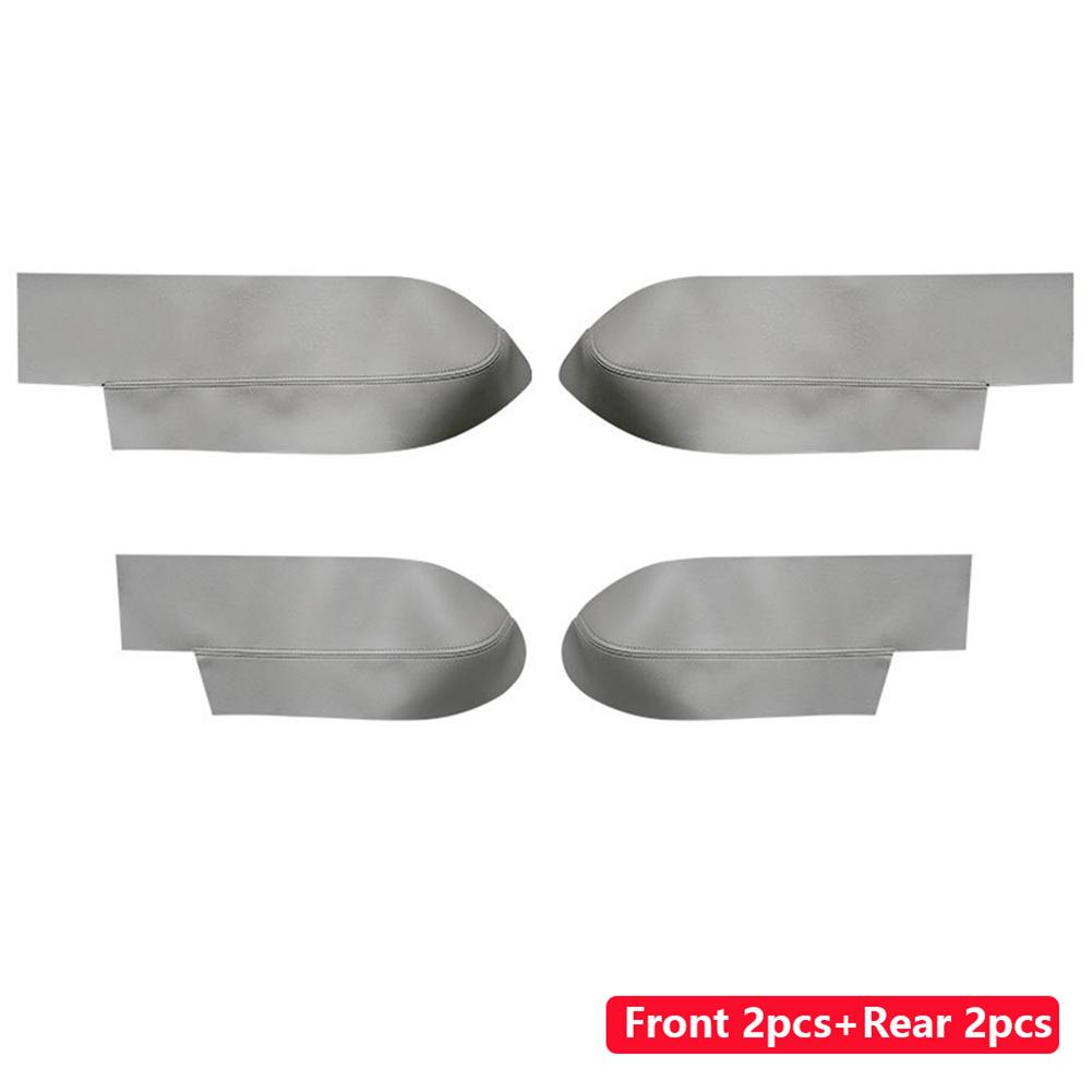 Черный кожаный чехол на подлокотник передней двери для Honda CRV 2007 2008 2009 2010 2011, подлокотник двери автомобиля, панель кожного покрова, отделка