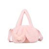 Adorable Plush Cartoon Coin Purse For Girls Stylish Casual Shoulder Bag For Kids