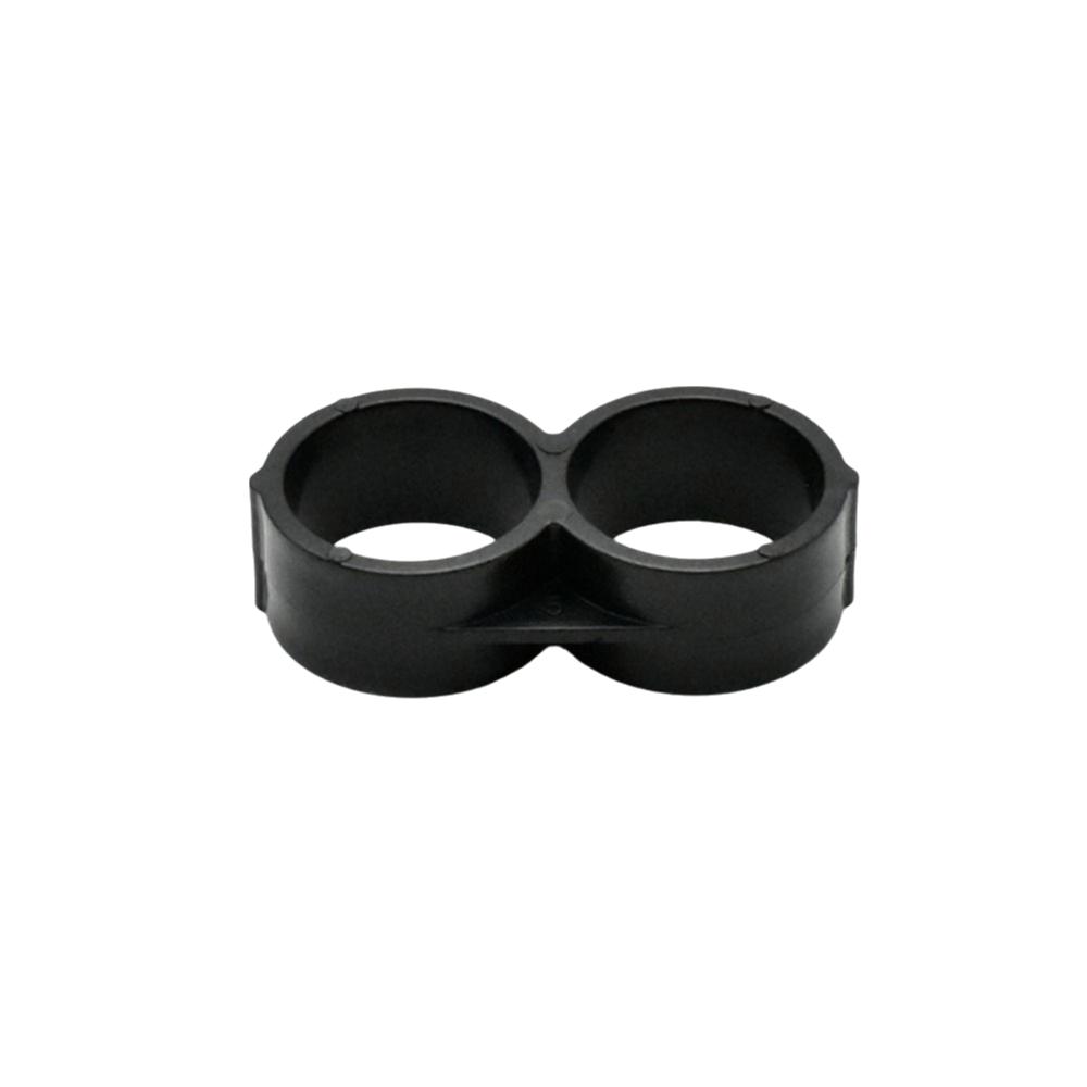 100Pcs Black Drip Tubing End Closure for 16 Mm OD Tubing Irrigation Tube End Fitting Lawn Watering