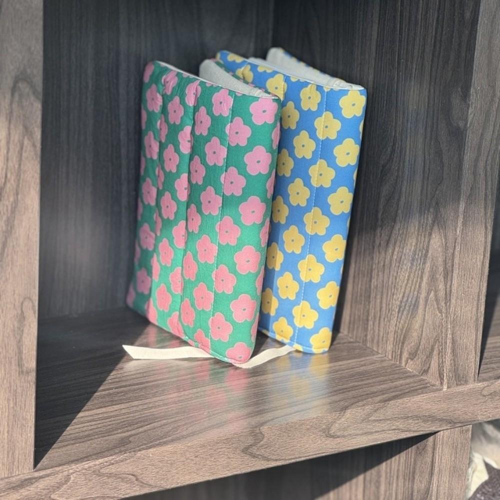 Soft Journal Cover Floral Pattern Book Protector Pouch Ins Style Diary Book Cover Casual