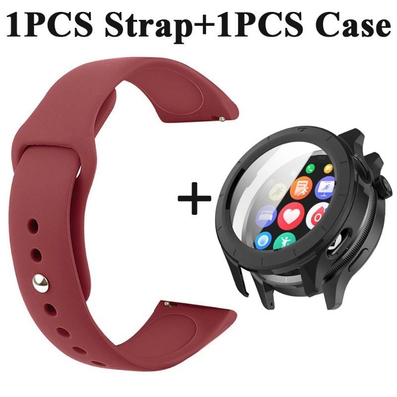 PC Case+Silicone Strap for Xiaomi Watch S4/S4 ESIM Sports WatchBand Bracelet for Xiaomi Watch S4 Watch Accessories