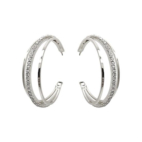 1 пара женских серег с круглыми стразами, портативные антидеформированные висячие серьги для работы