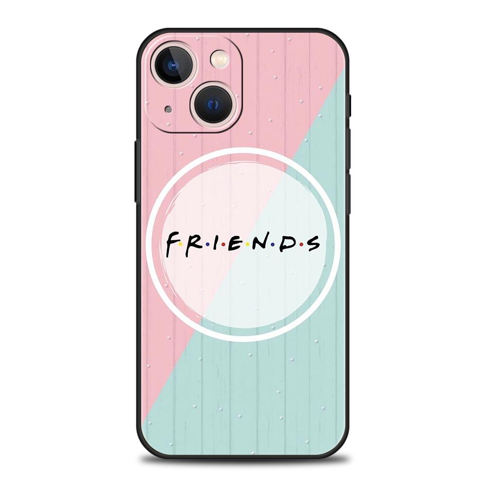 Friends Phone Case Cover for iPhone 17 16 15 14 13 12 Pro Max 11 Pro Max 17 AIR Plus Shockproof Soft TPU Shell Fundas Capas Bags