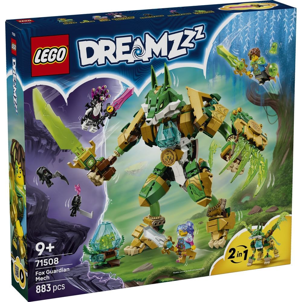LEGO Dreams Fox Guardian Mech Suit Toy Building Blocks for Kids Ages 9-11