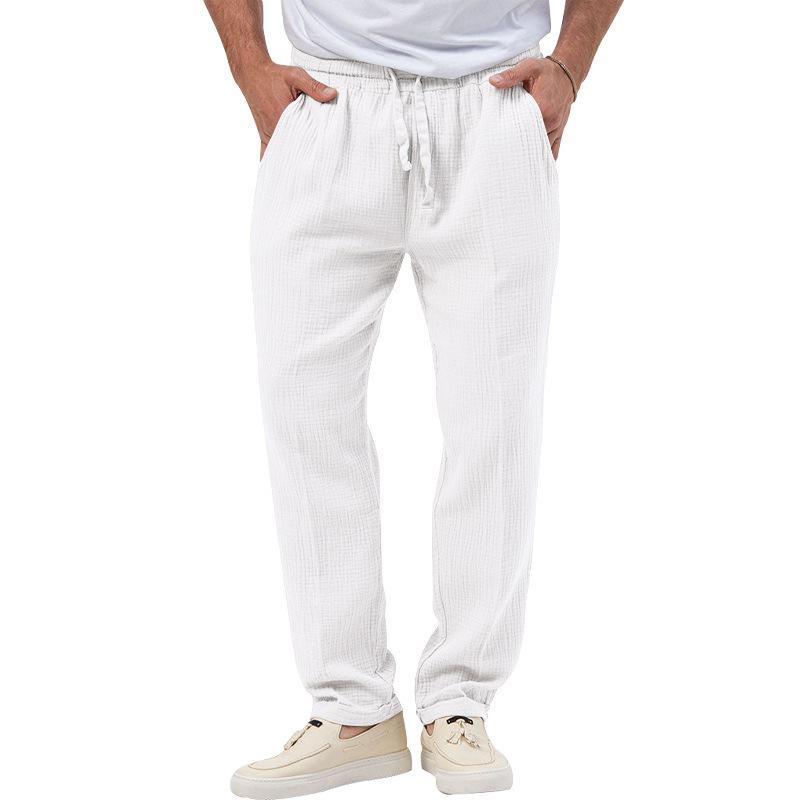 Hot Spring And Autumn Clothing Men's Solid Color Casual T-shirt Long-sleeved Shirt Trousers Suit