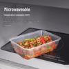 Disposable Rectangular Takeaway Boxes with Lids