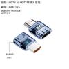 2Pcs HDMI 2.1 Male to Female Adapter 8K 60Hz, ABS Transparent HDTV Extender Converter 90 Degree Angle for TV Monitor Laptop Gaming