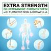 GREVIP Glucosamine Chondroitin Capsules, Joint Support Supplement, Antioxidant Benefits, Relieves Back and Hand Pain