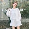 Casual Suit Women's New Summer Beautiful Light and Breathable Long-sleeved Sunscreen Small Shorts Two-piece Set Trendy
