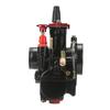 Flat Curtain Motorcycle Carburetor With Power Jet For Mikuni PWK 24 26 28 30 32 34mm Dirt Bike Motocross Racing Carb Modified