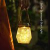 Hanging Solar Glass Mason Jar Garden Light - Creative Christmas Decoration